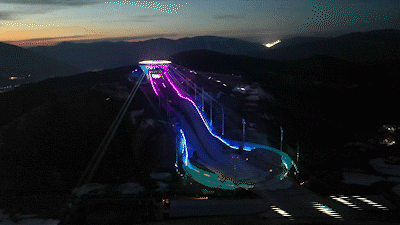 衛(wèi)星見證，這里如何變身“冬奧小城”