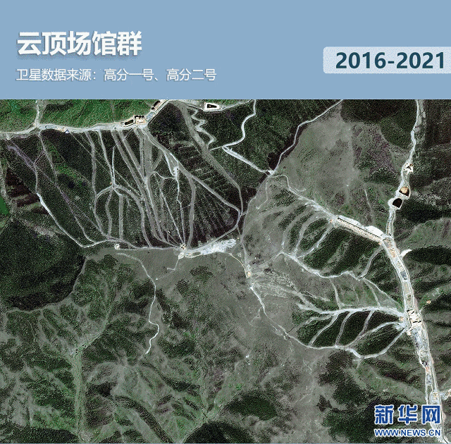 衛(wèi)星見證，這里如何變身“冬奧小城”