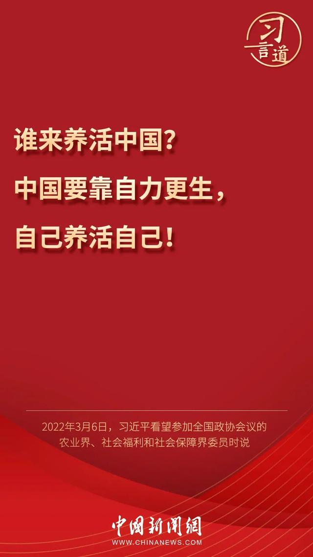 習言道丨習近平為何再答“誰來養(yǎng)活中國”？