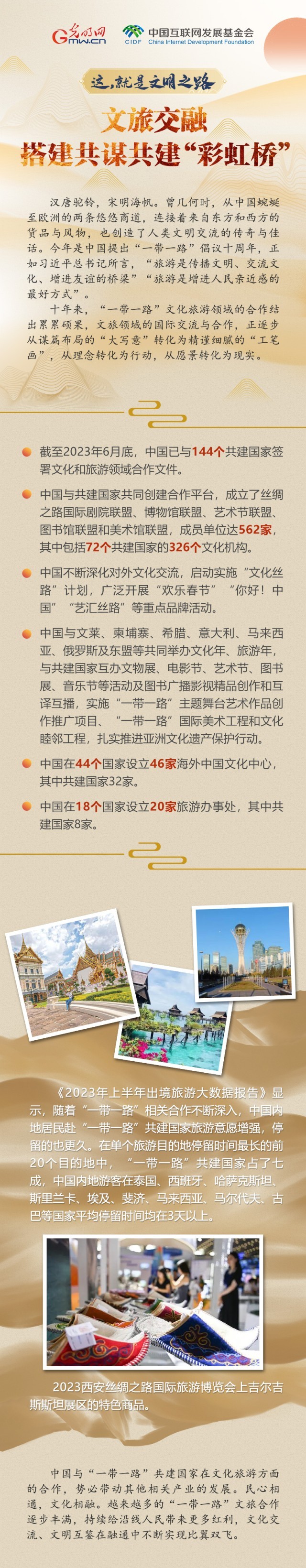 【大道共通】這，就是文明之路丨文旅交融 搭建共謀共建“彩虹橋”