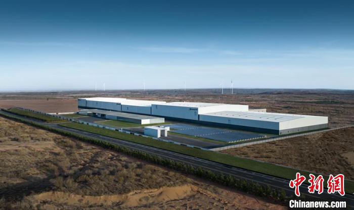 圖為鄂爾多斯零碳產(chǎn)業(yè)園(資料圖)?！?jiān)﹫D