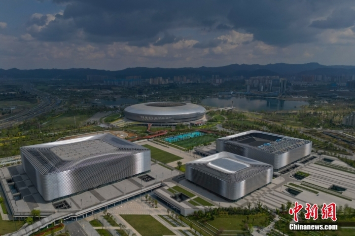 資料圖：航拍成都大運會主場館。<a target='_blank' href='/' _fcksavedurl='/'><p  align=