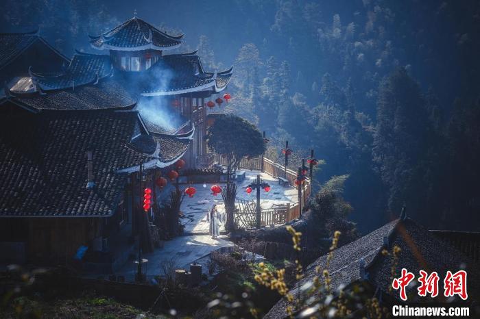 藏于溆浦雁鵝界的古村落。　宋祖春 攝