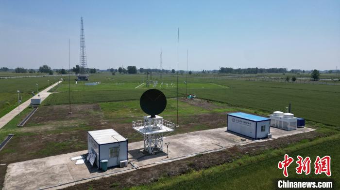 航拍壽縣國(guó)家氣候觀測(cè)臺(tái)?！∽Ａ?攝