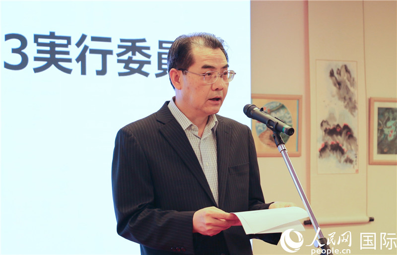 中國駐日本大使吳江浩致辭。人民網(wǎng) 許可攝