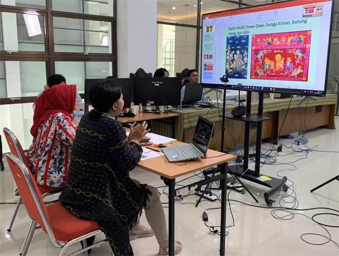 活動現(xiàn)場。供圖：印尼三一一大學孔子學院