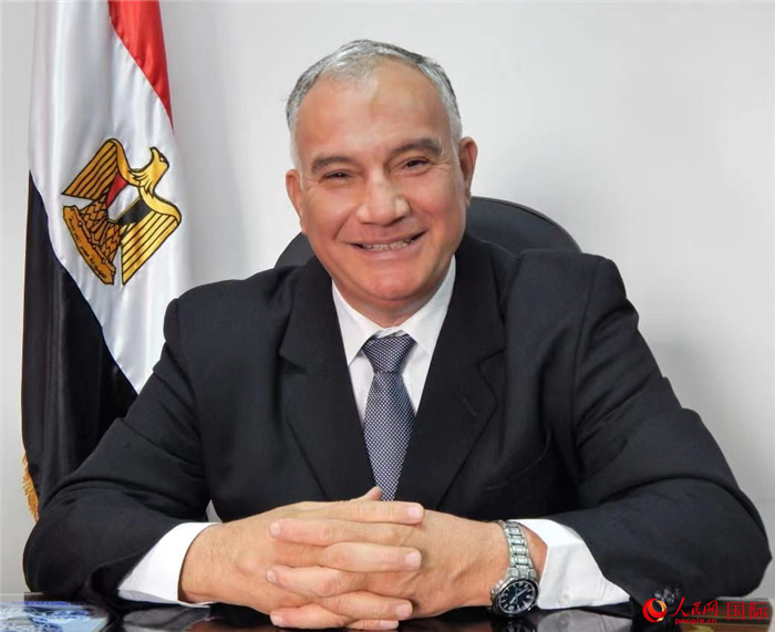 埃及著名國(guó)際問(wèn)題專家哈?！だ懿?。人民網(wǎng)記者 黃培昭攝