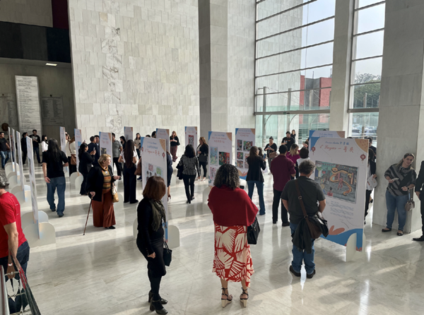 獲獎作品展現(xiàn)場。中國駐圣保羅總領(lǐng)館供圖