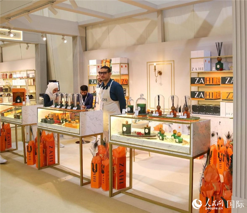 展會(huì)場(chǎng)景。人民網(wǎng) 塔里克·易卜拉欣攝