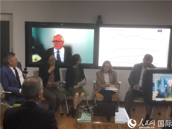 “向COP28注入動(dòng)力”研討會(huì)現(xiàn)場(chǎng)。 人民網(wǎng)記者 趙健攝