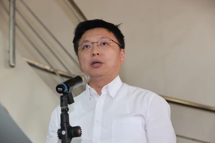 圖為趙天麟。圖片來源：臺灣《聯(lián)合報》劉學(xué)圣攝。