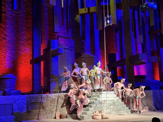 　　《天釀》演出場景。本報記者劉書文攝