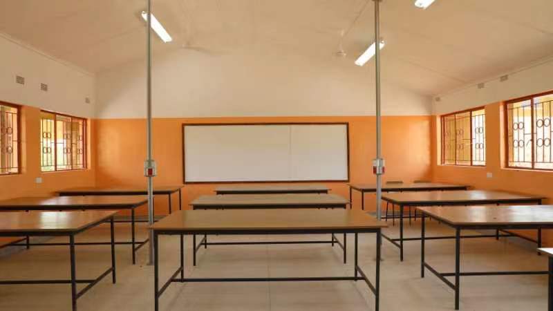 寬敞明亮的教室。主辦方供圖