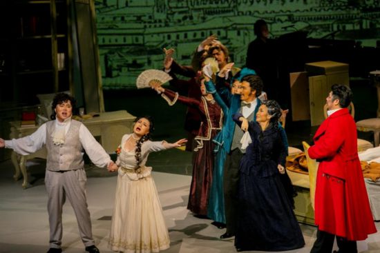 圖為《賈尼·斯基基》劇照。中國國家大劇院供圖。