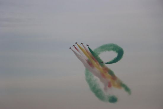 飛行表演現(xiàn)場(chǎng)。高思峰 攝