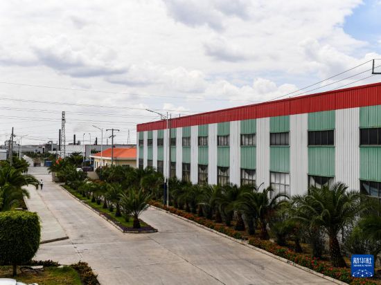 這是2024年2月16日在埃塞俄比亞杜凱姆市拍攝的東方工業(yè)園。 新華社記者 李亞輝 攝