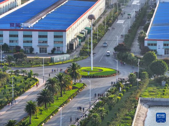 這是2023年10月31日在埃塞俄比亞杜凱姆市拍攝的東方工業(yè)園。 新華社發(fā)（東方工業(yè)園供圖）