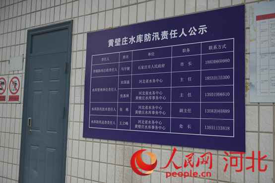 防汛責任人公示牌。人民網(wǎng)祝龍超攝