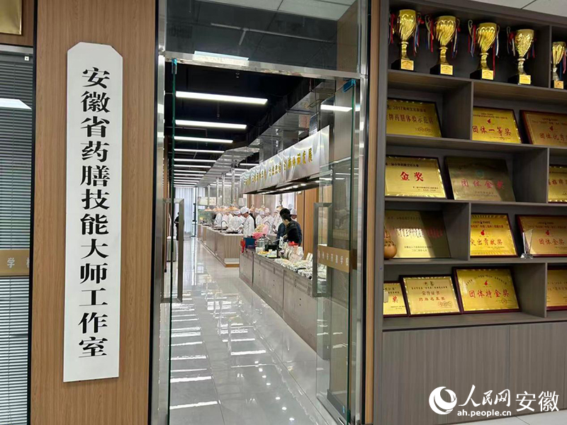 亳州市藥膳學(xué)校一隅。人民網(wǎng)記者 王銳攝