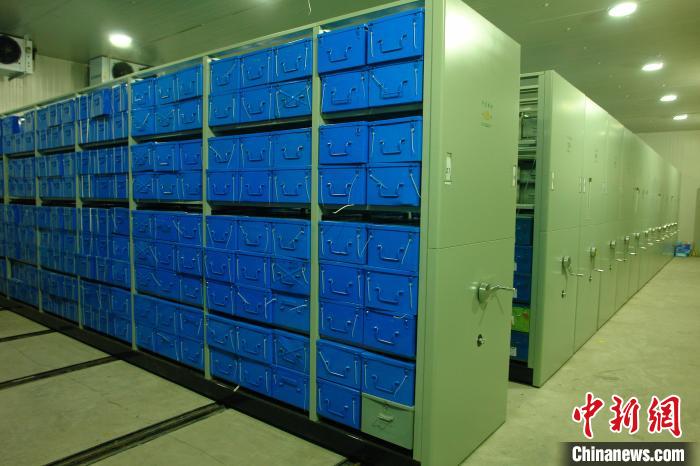 圖為國家農(nóng)作物種質(zhì)資源復份庫(西寧)。　青海省農(nóng)業(yè)農(nóng)村廳供圖