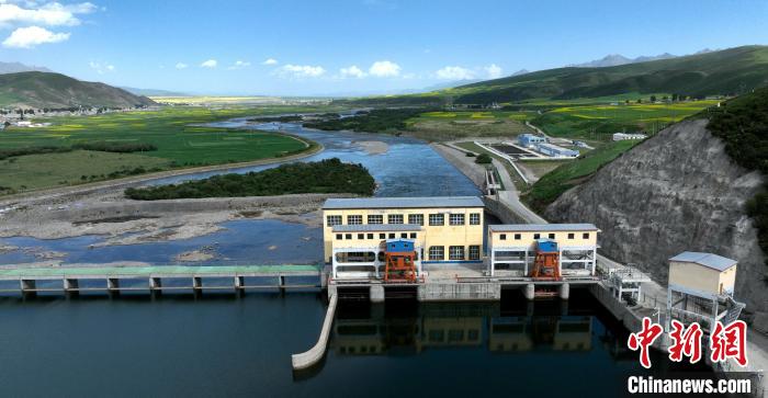 圖為引大濟(jì)湟調(diào)水總干渠的樞紐。(資料圖) 青海省水利廳 供圖