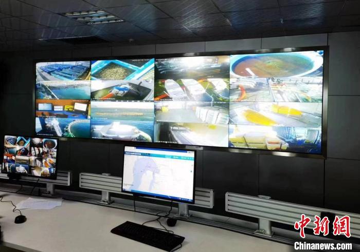 資料圖為生產(chǎn)平臺(tái)實(shí)時(shí)監(jiān)控視頻實(shí)現(xiàn)高速率、低時(shí)延回傳?！∏嗪Ｒ苿?dòng)海南分公司供圖
