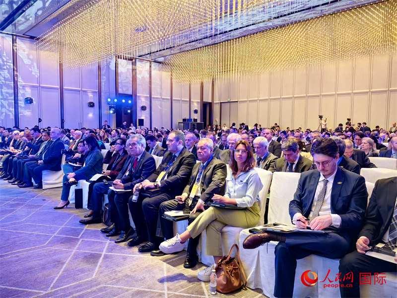 中國(guó)—巴西商業(yè)研討會(huì)現(xiàn)場(chǎng)。人民網(wǎng)記者 符園園攝