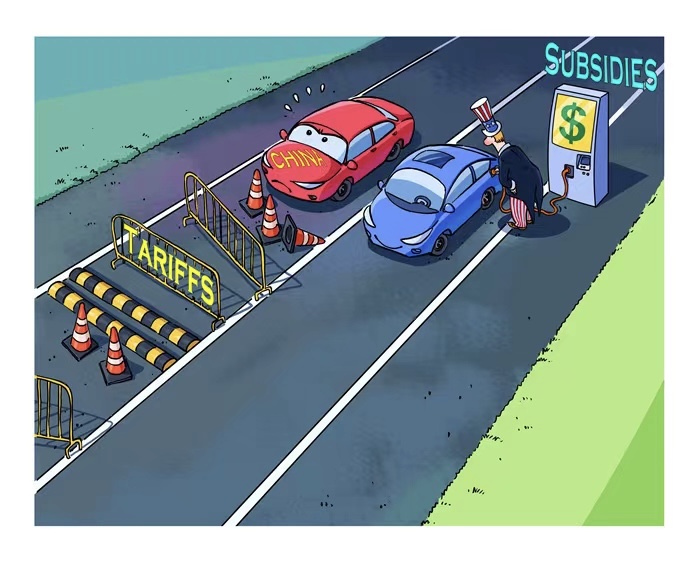 漫畫作者：馬宏亮（人民網(wǎng)版權(quán)圖片，未經(jīng)授權(quán)請勿轉(zhuǎn)載。）