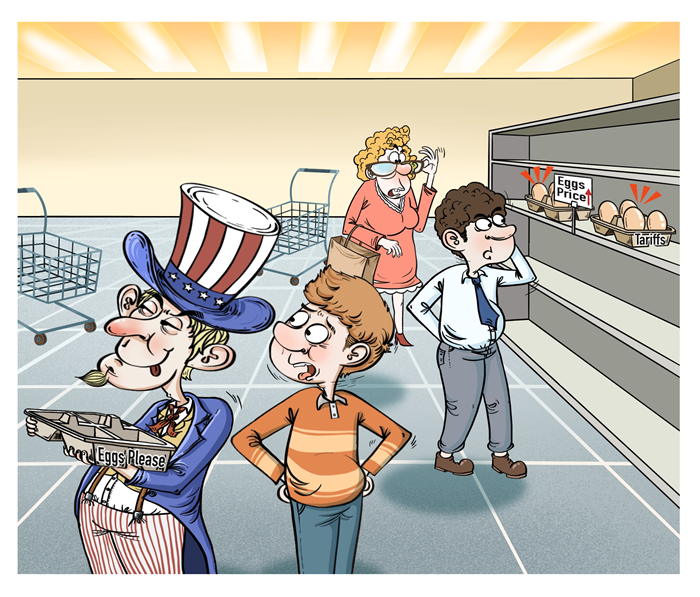 漫畫作者：譚希光（人民網(wǎng)版權(quán)圖片，未經(jīng)授權(quán)請(qǐng)勿轉(zhuǎn)載。）