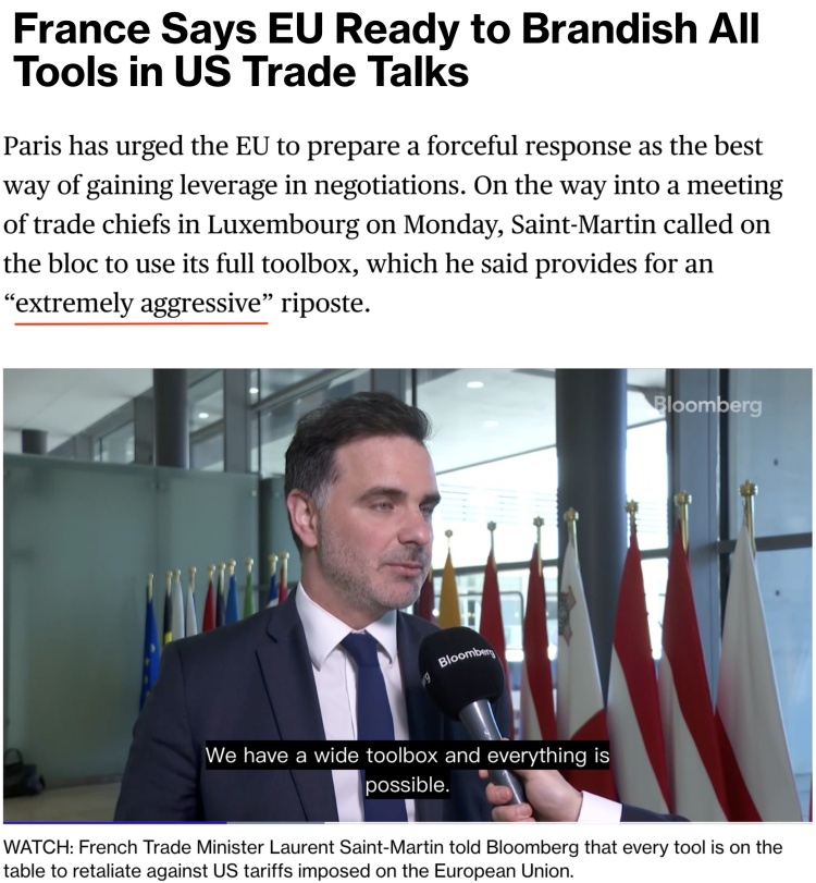 深觀察丨“只要團結，歐盟反制美國的王牌很多”