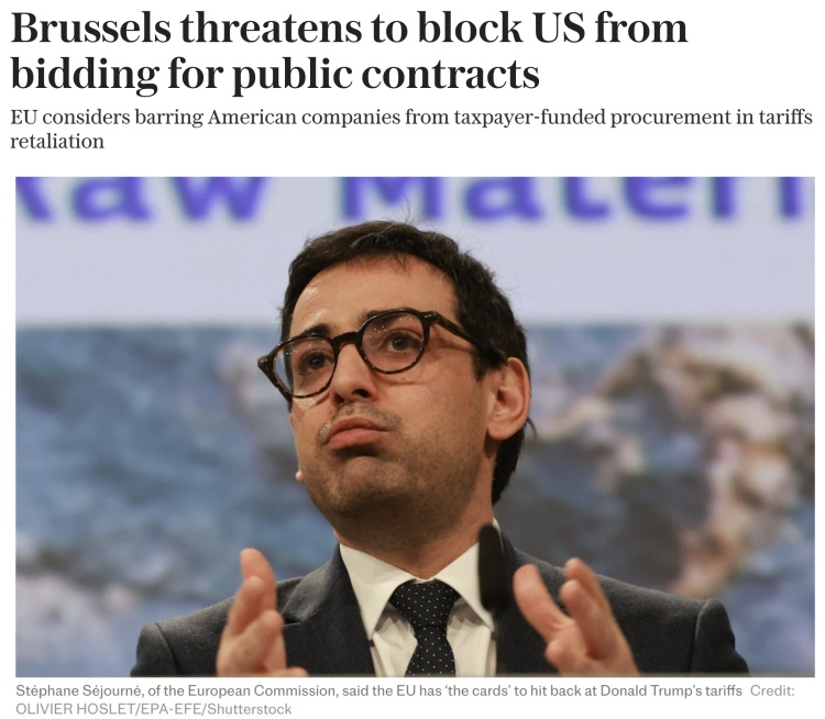 深觀察丨“只要團結，歐盟反制美國的王牌很多”