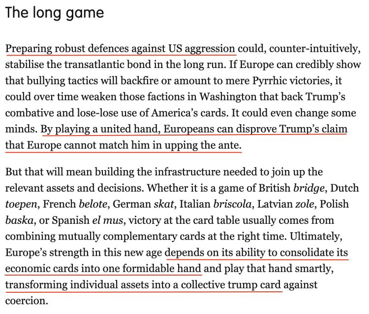 深觀察丨“只要團結，歐盟反制美國的王牌很多”