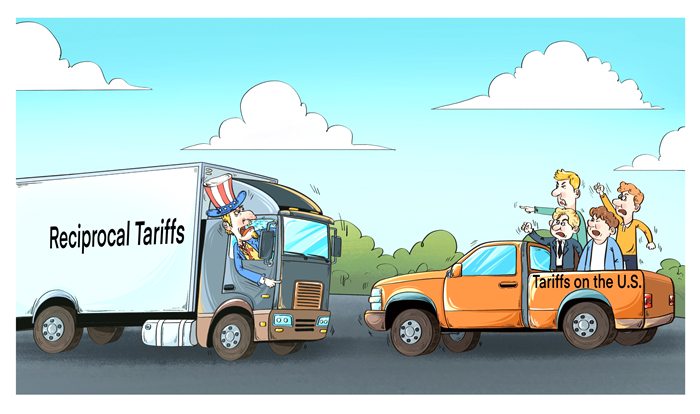 漫畫作者：譚希光（人民網(wǎng)版權(quán)圖片，未經(jīng)授權(quán)請勿轉(zhuǎn)載。）