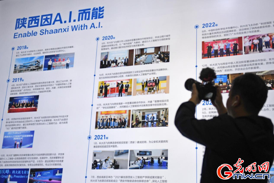 組圖丨AI、網(wǎng)絡(luò)安全、跨境電商……數(shù)字經(jīng)濟(jì)如此 “陜”耀