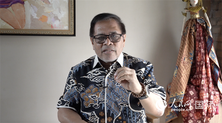 5月14日，印度尼西亞大使周浩黎接受人民網(wǎng)專訪。人民網(wǎng) 王婧攝