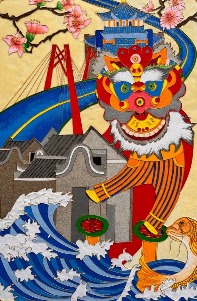 中小學生創(chuàng)新創(chuàng)意設計成果首次登上文博會。參展觀眾供圖