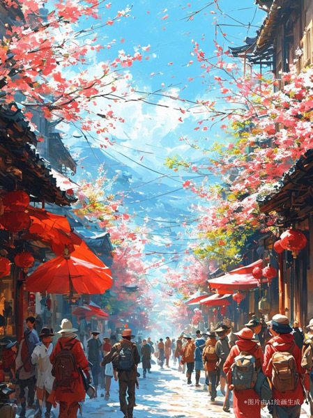 【巳巳如意萬象新】漫評丨紅紅火火中國年，照見新年新圖景