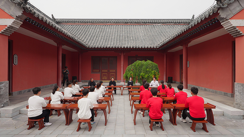 “一塊豆腐話清廉”思政課。滁州市委網(wǎng)信辦供圖