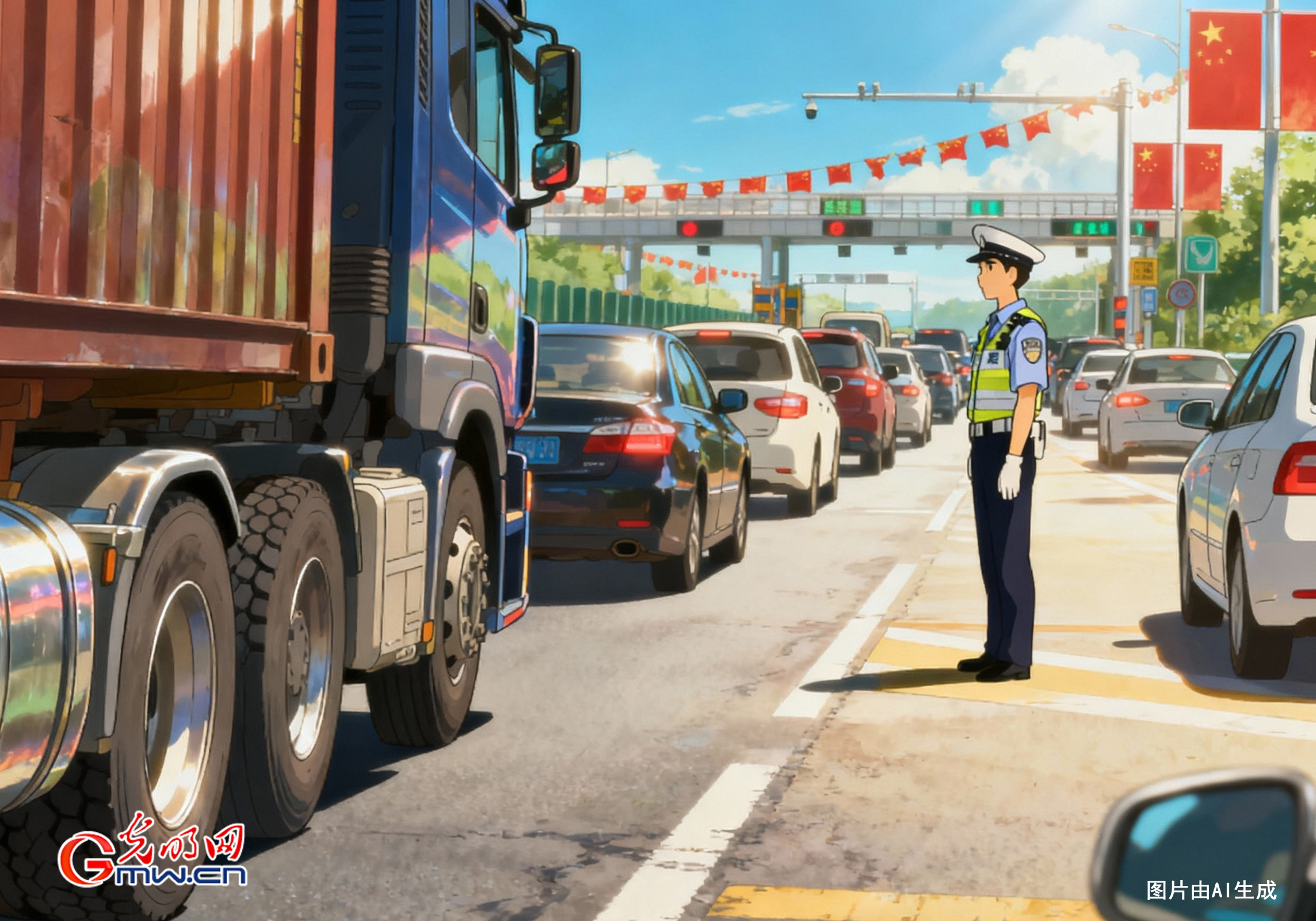 【光明漫評(píng)】國慶煙火氣，離不開勞動(dòng)者的守護(hù)