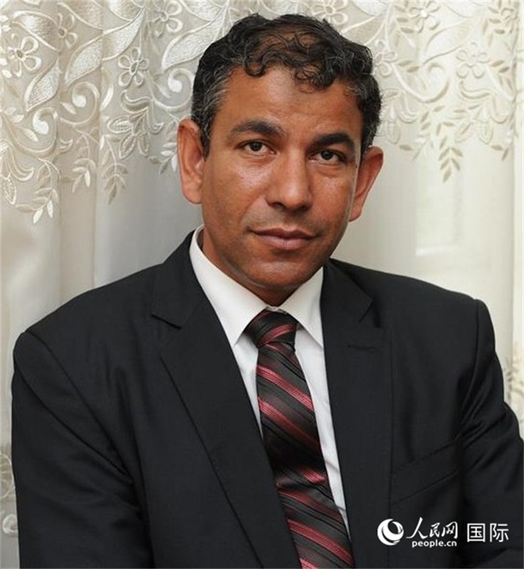 埃及著名中國(guó)和亞洲問(wèn)題專家德拉比克。人民網(wǎng)記者 黃培昭攝