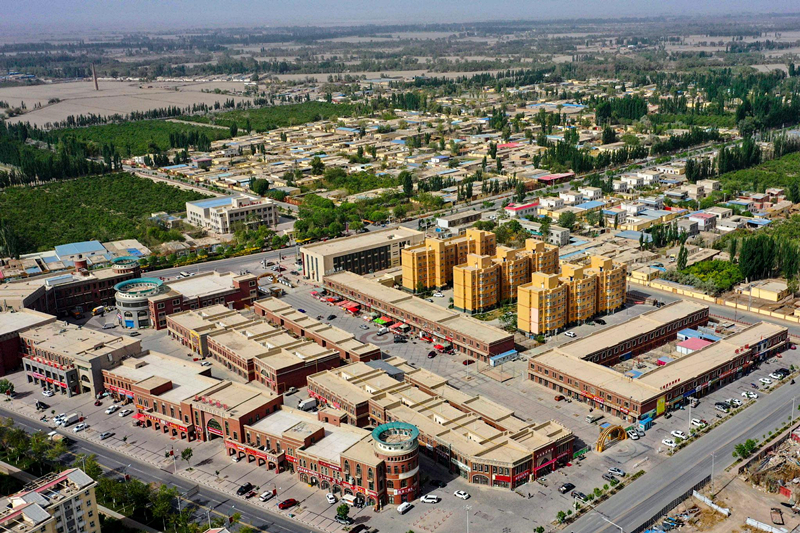 達西村新貌。