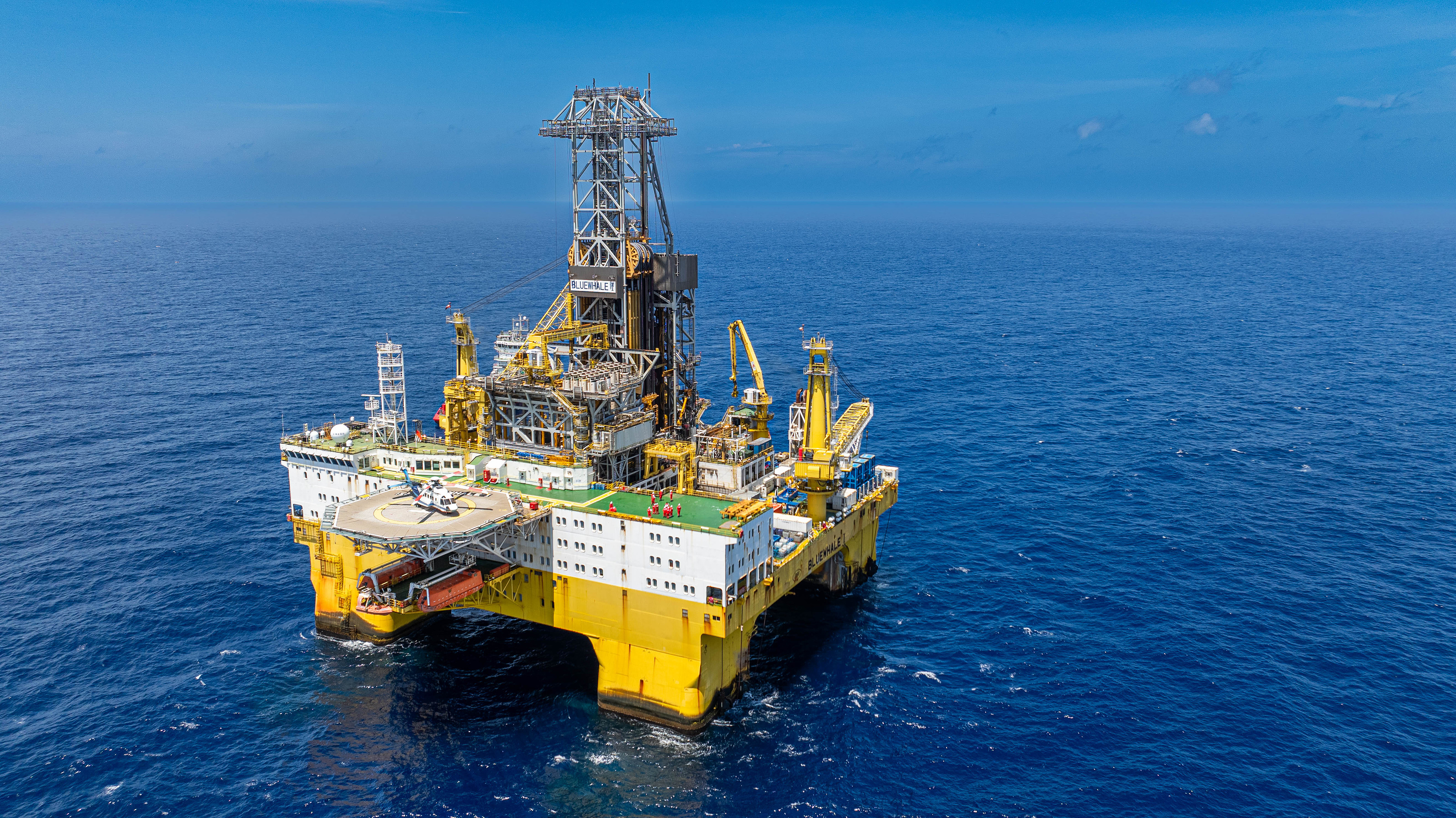 2024年8月17日，海南陵水，深海一號二期鉆井平臺。