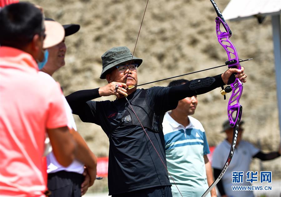 (體育)(6)青海尖扎:“五彩神箭”射箭賽開賽