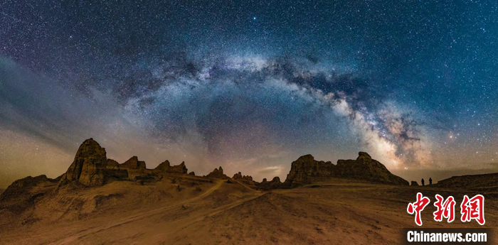 資料圖為青海省海西州冷湖俄博梁星空。 <a target='_blank' href='/'><p  align=