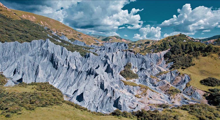 道孚縣墨石公園。甘孜州文旅局供圖