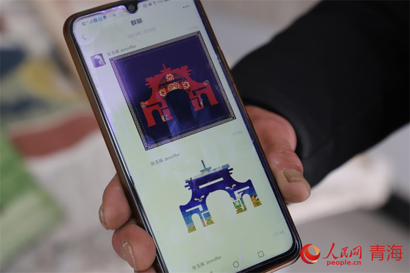 清華大學(xué)定制圖案。人民網(wǎng) 況玉攝