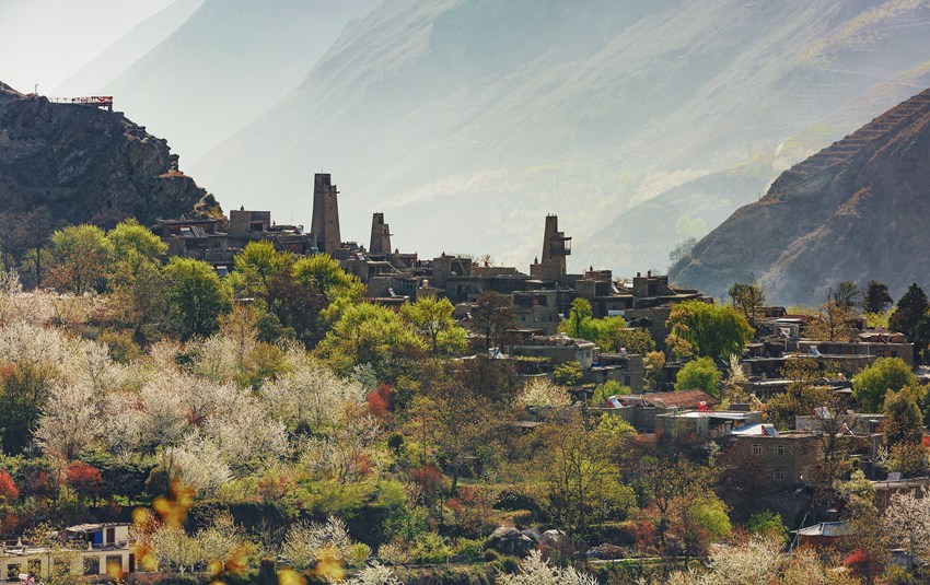 四川省阿壩州理縣桃坪村。四川省文旅廳供圖