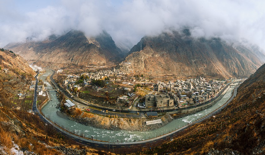 四川省阿壩州理縣桃坪村。四川省文旅廳供圖