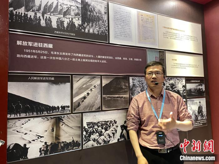 張慶沖在講解。彭寧鈴 攝