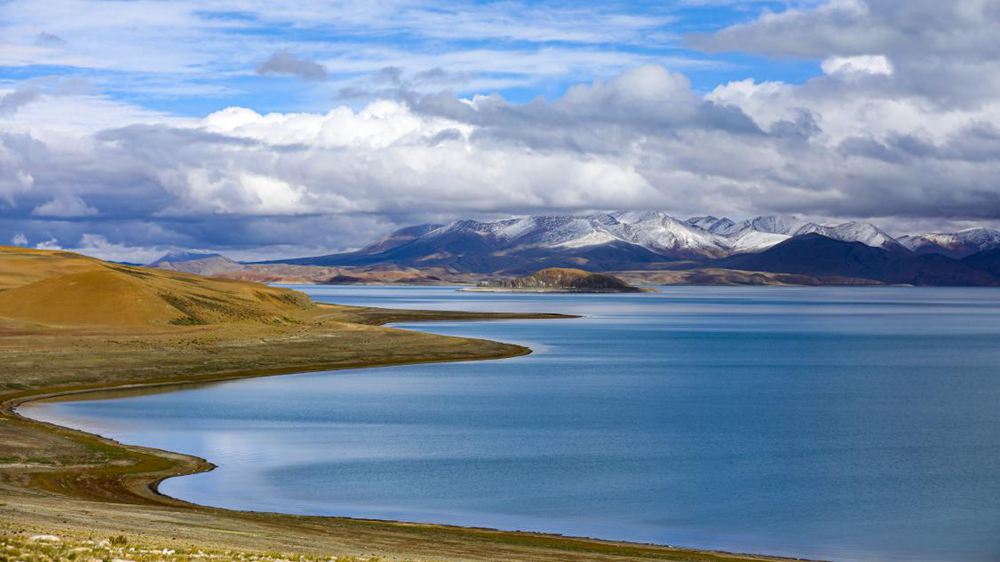 壯麗湖泊。金阿次仁攝